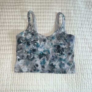 lululemon align tank kaleidofloral multi || size: 4 🤍🩵